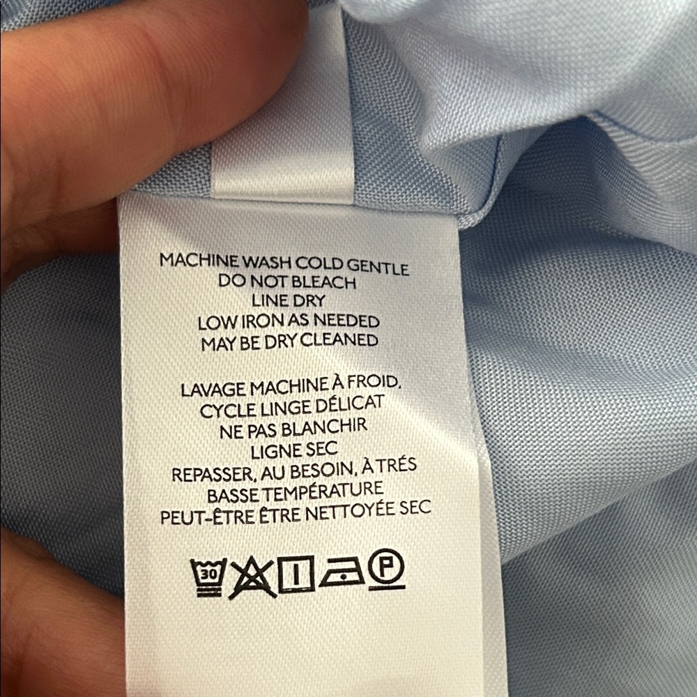 Anthropologie Maeve Blue and White Glenna Gingham Midi Skirt Size 2 NWT - Picture 14 of 16